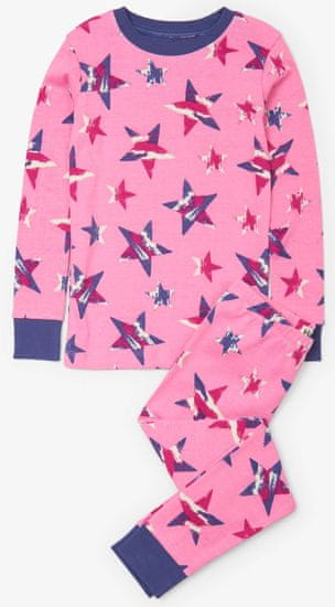 Hatley dekliška pižama z zvezdicami