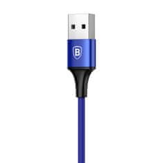 BASEUS Rapid 3v1 napajalni kabel za Micro USB, Lightning, Type-C 3A/1.2m, temno moder CAMLT-SU13