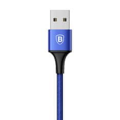 BASEUS Rapid 3v1 napajalni kabel za Micro USB, Lightning, Type-C 3A/1.2m, temno moder CAMLT-SU13