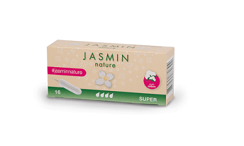 Jasmin Nature bombažni higienski tamponi Super, 16kos