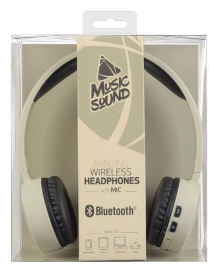 CellularLine BT Music Sound Bluetooth brezžične slušalke z mikrofonom