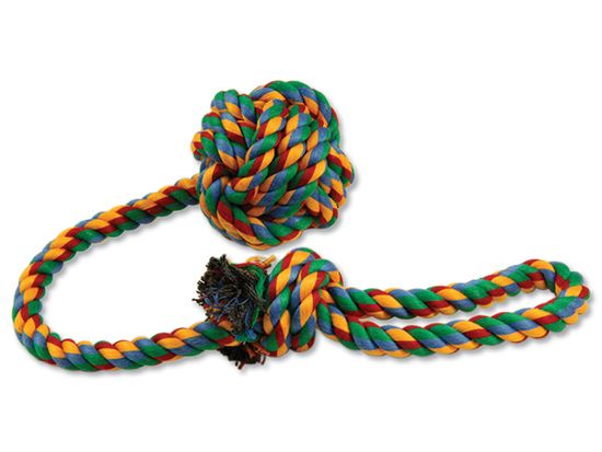 Dog Fantasy igralna vrv za pse, barvasta, 55 cm
