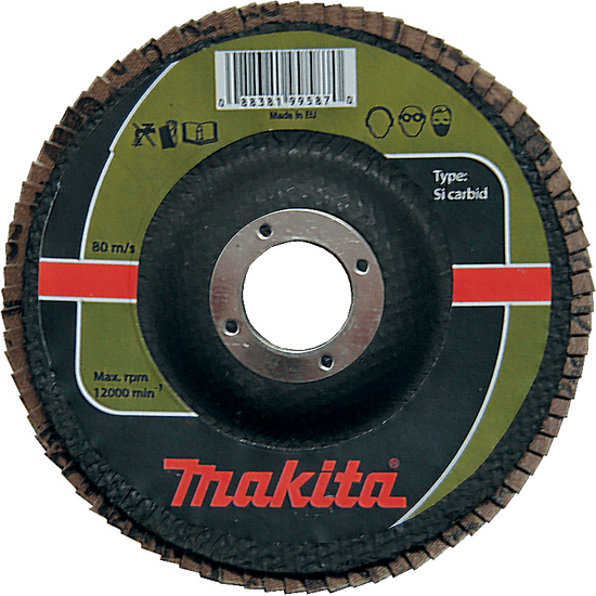 Makita brusni disk z lističi za kamen, 115mm, K120