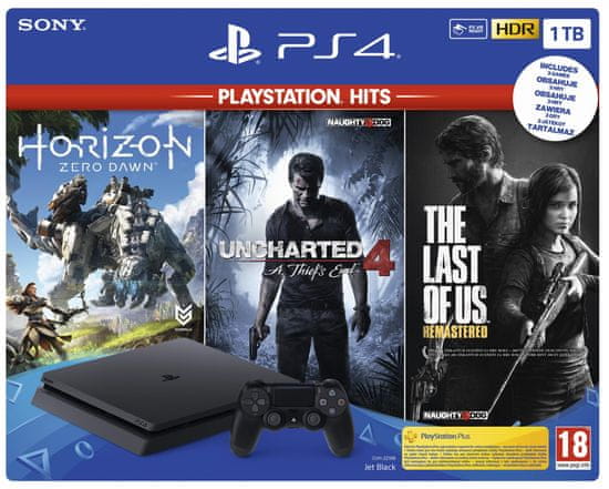 Sony PlayStation Slim, TB igralna konzola igre Hits (HZD-UC4