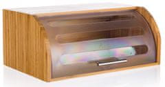 Banquet BRILLANTE posoda za kruh s plastičnim zapiralom, 40,5 × 27 × 17 cm