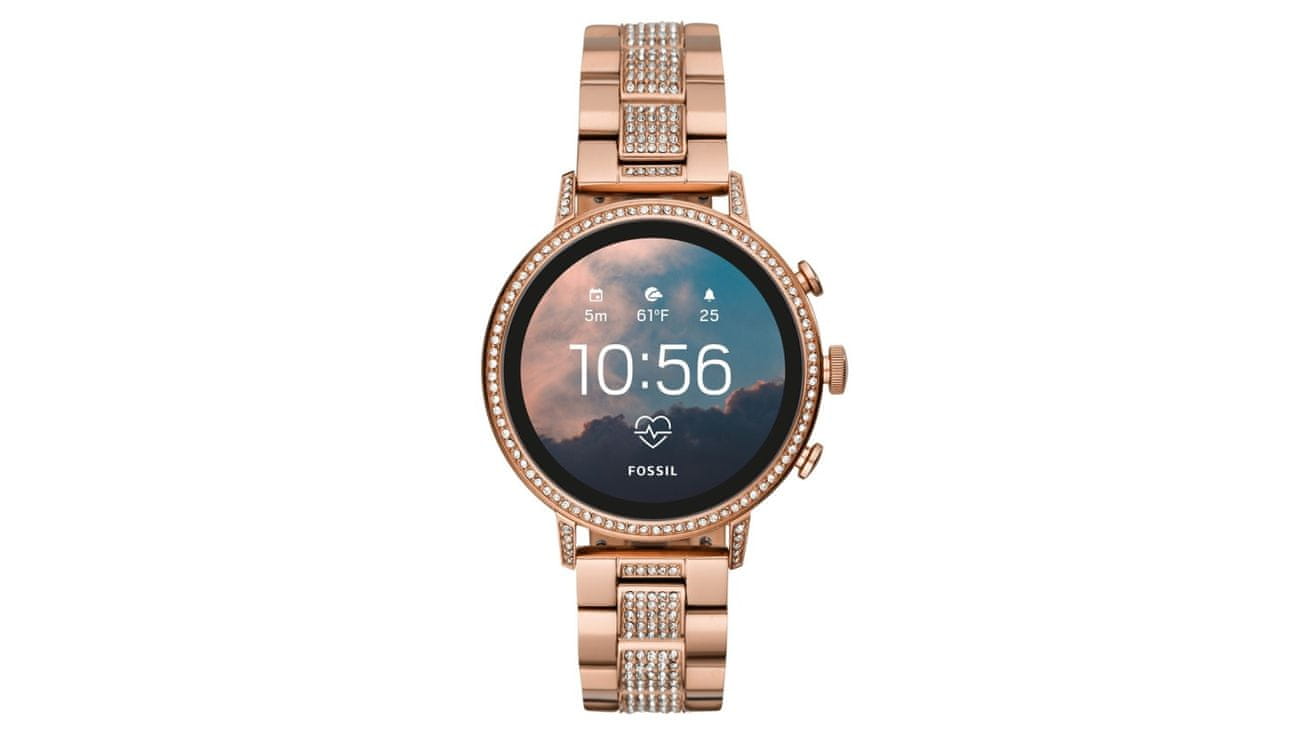 Fossil FTW6011 F Rose Gold Rose Gold Steel pametna ura