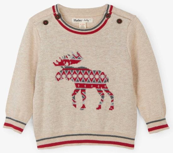 Hatley fantovski pulover z jelenom