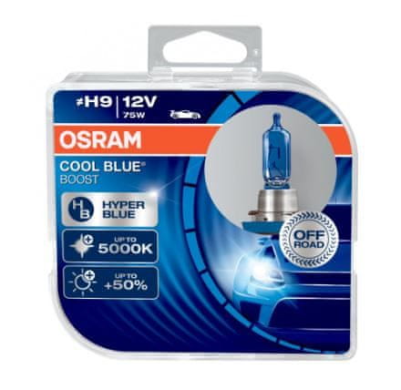 Osram žarnica 12V/H9/75W/Cool Blue Boost, 2 kosa