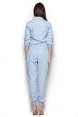 Figl Ženske overall hlače M314 light blue, svetlo modra, XL