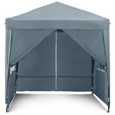 VonHaus Pop Up paviljon, 2.5 x 2.5 m, siv, z utežmi