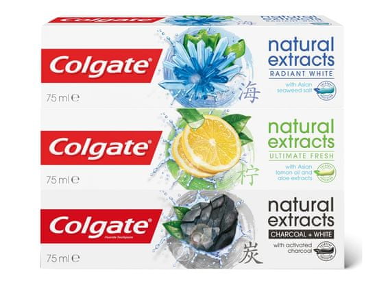 Colgate Naturals Mix zobna pasta, 3x 75 ml