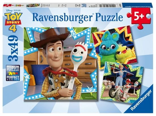 Ravensburger Puzzle 080670 Disney Toy Story 4, 3x49 delov