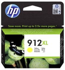 HP 912XL kartuša, rumena, za OJ 801X/802X, 825 strani