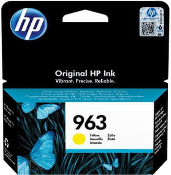 HP črnilo 963, Instant Ink, rumena (3JA25AE)