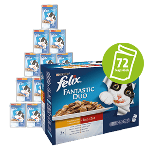 Felix hrana za mačke, Multipack mesni izbor, 6x (12x 100 g)