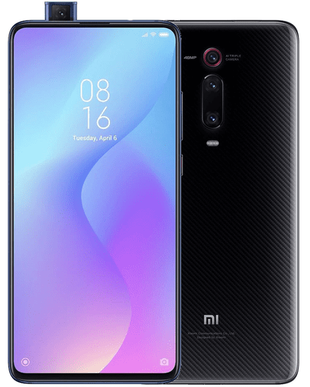 Xiaomi Mi 9T mobini telefon, 6GB/128GB, Global version, Carbon Black