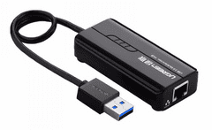 Ugreen USB 3.0 zvezdišče, 3× USB-A, 1x RJ45