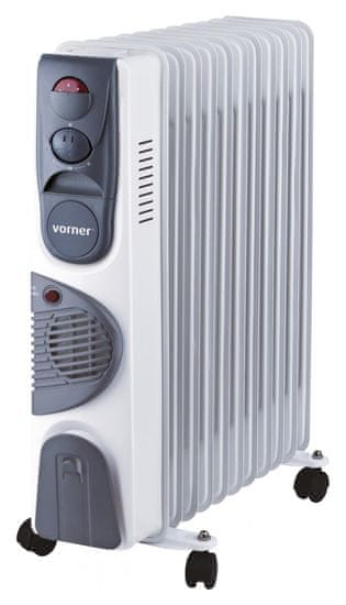 VORNER VRF11-0437 radiator, oljni, 11 reber - Odprta embalaža