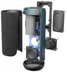 Bluetooth zvočnik Twister, STS, DualDriver, IPX4 (kapljice)