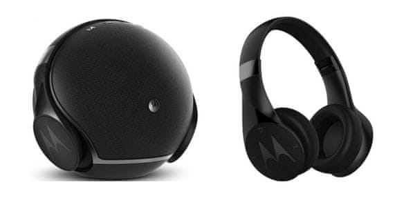 Motorola Bluetooth zvočnik Sphere + prenosne Bluetooth slušalke