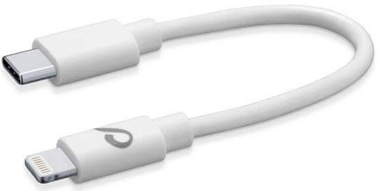 CellularLine USB kabel, USB-C na MFI, 15cm, bel