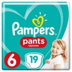 Pampers Pants hlačne plenice, Carry Pack, 6 (15+ kg), 19 plenic