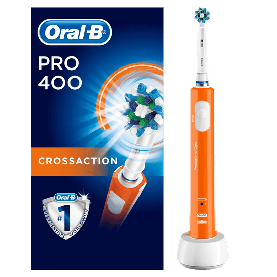 Oral-B električna zobna ščetka Pro 400 Orange