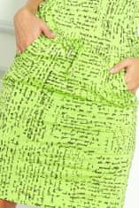 Numoco Ženska obleka 13-35, zelena, XS