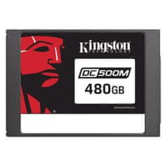 Kingston DC500M 480 GB SSD disk, SATA3, 6,35 cm (2,5"), 3D TLC