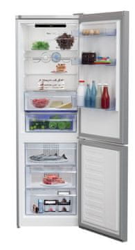 Beko RCNA366E40ZXB, kombinirani hladilnik