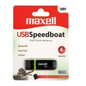 Maxell USB ključ, 4GB, Speedboat, 2.0