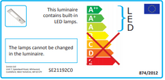 Sensio Quadra Modern LED luč, podelementna, s senzorjem (SE21192C0)
