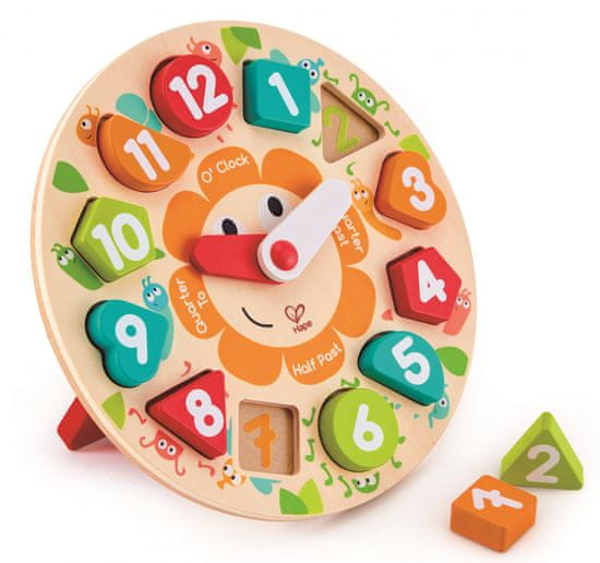 Hape puzzle ura z zabavnimi žužki