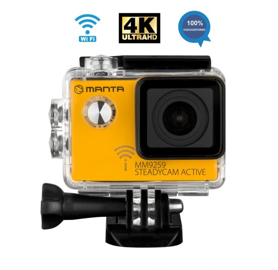 Manta MM9259 Steadycam Active, aktivna športna kamera - Odprta embalaža
