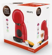 Krups KP1A0510 Nescafe Dolce Gusto Piccolo XS kavni aparat, rdeč - odprta embalaža