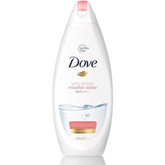 Dove Anti-Stress Micellar Water gel za prhanje, 250 ml