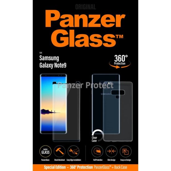 PanzerGlass zaščitno steklo in ovitek za Samsung Galaxy Note 9