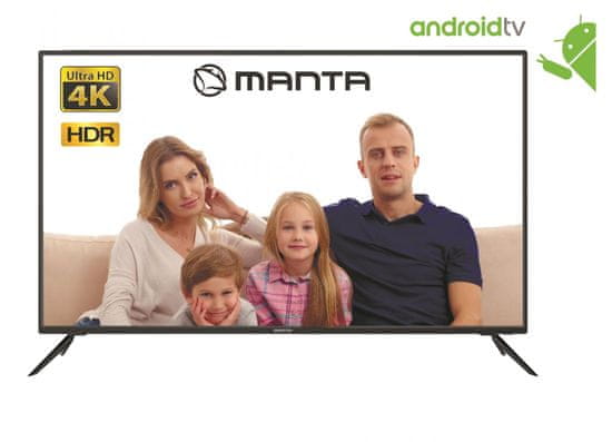 Manta 4K-UHD LED televizor 65LUA29E, Android, Smart, HDR, WiFi