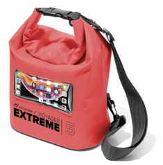 CellularLine Extreme vodotesna torbica, 5 l, rdeča