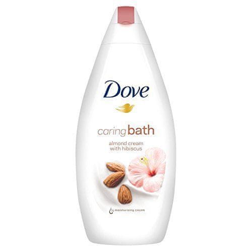 Dove Creamy foam bath negovalna kopel, Almond cream & Hibiscus, 500 ml