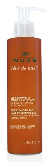 Nuxe Reve de Miel čistilni gel in odstranjevalec ličil, 200 ml