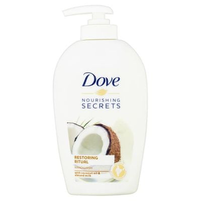 Dove Restoring Ritual (Hand Wash) Coconut Oil & Almond Milk tekoče milo