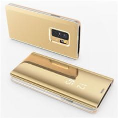torbica Onasi Clear View za Samsung Galaxy A20e A202, zlata