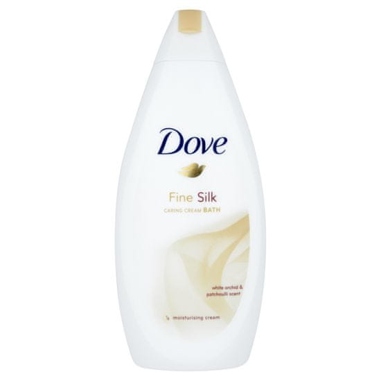 Dove Supreme Fine Silk (Caring Cream Bath) peneča kopel, 500 ml