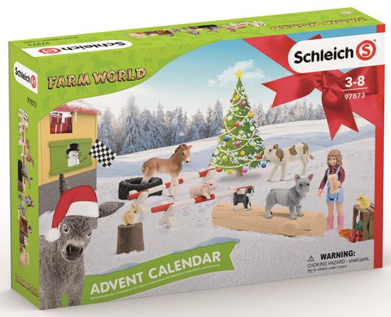 Schleich adventni koledar 2019 - Domače živali