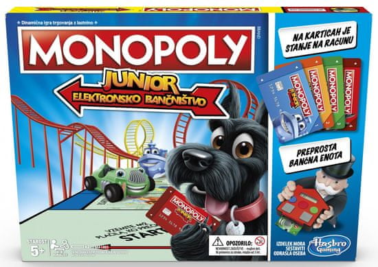 HASBRO igra Monopoly Junior Electronic Banking - SI