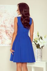 Numoco Ženska večerna obleka Phellean kraljevsko modra XXL