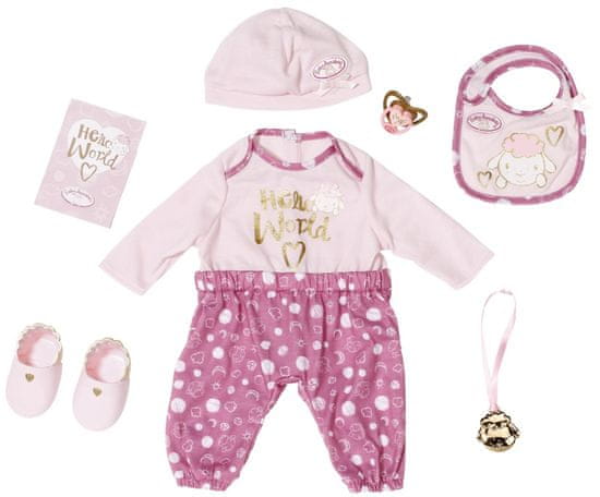 Baby Annabell Deluxe oblačila za lutko dojenčka, 43 cm