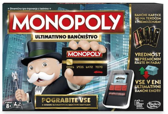 HASBRO družabna igra Monopoly Ultimate Banking