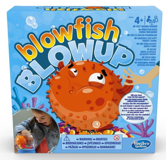 HASBRO družabna igra Blowfish Blowup